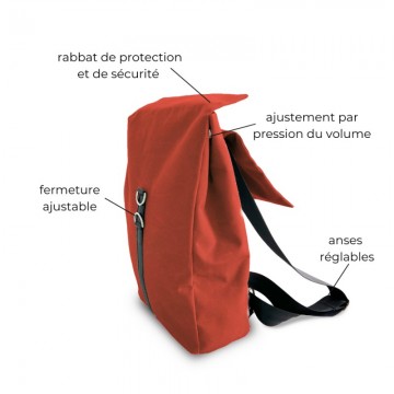 Sac à dos rouge