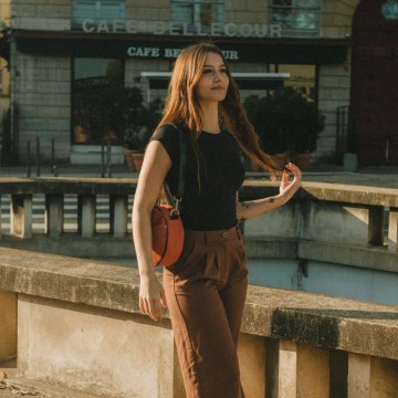 Sac à main femme rond