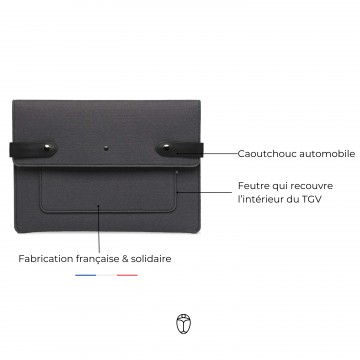 Pochette ordinateur Made in France écologique