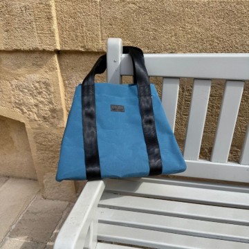 très grand sac cabas en toile upcyclée – fabrication française