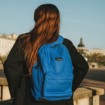 sac à dos urbain bleu