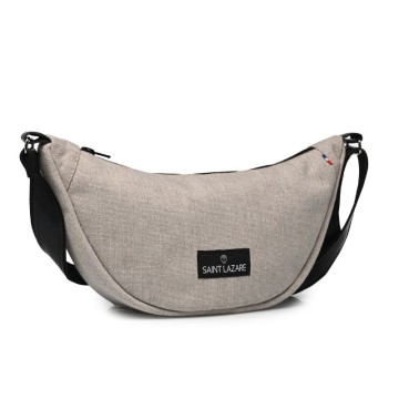 sac demi lune tendance couleur beige signé Saint Lazare