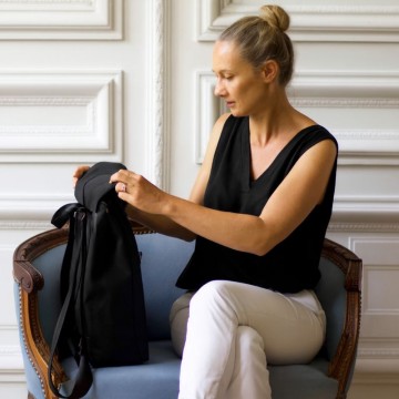 sac à dos femme noir chic