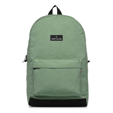 sac à dos urbain chic toile verte