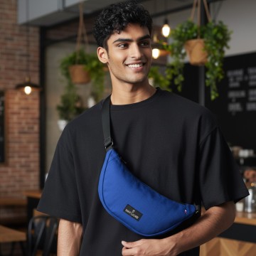 sac banane homme bleu klein