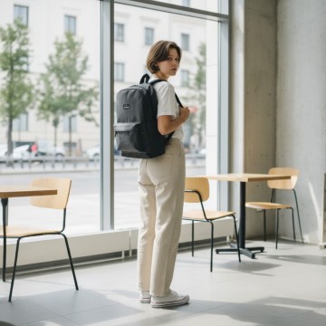sac à dos urbaon femme gris