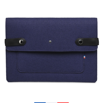 Housse ordinateur femme made in france violet pastel
