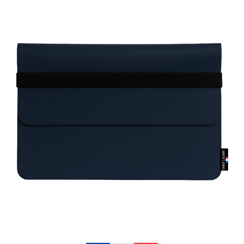 Pochette ordinateur cuir recyclé - personnalisable