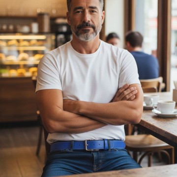 ceinture homme en lance à incendie (vegan)