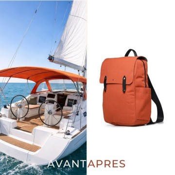 sac à dos upcycling france rouille