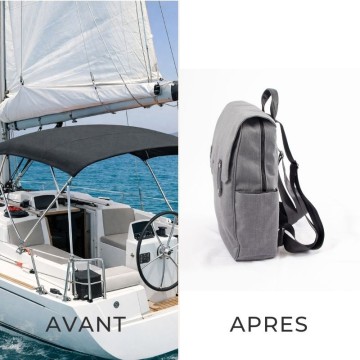 Sac à dos ville homme Made in France & éthique  - SAINT LAZARE