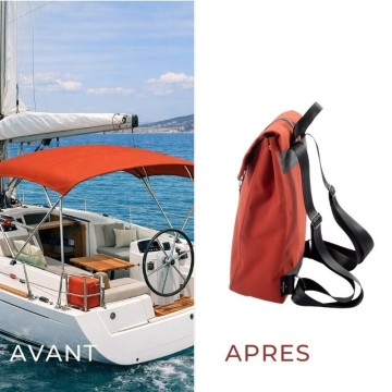 sac à dos femme upcycling