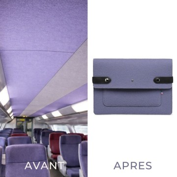 pochette ordi portable upcycling france