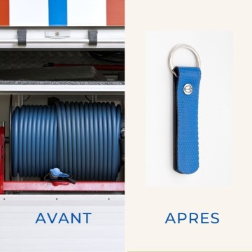 Porte-clés upcycling France