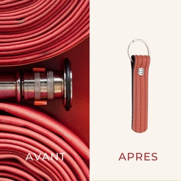 porte-clés upcycling france brique