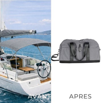 sac de voyage recyclé personnalisable