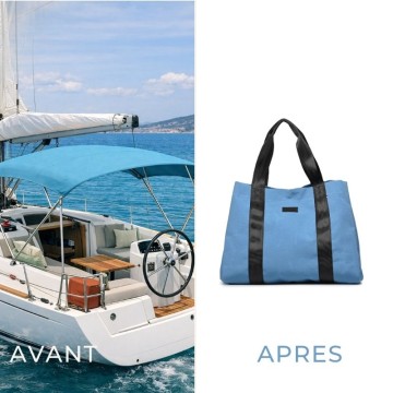 sac cabas upcycling à personnaliser