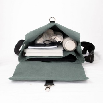 Intérieur sac à dos vert
