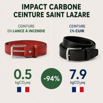 Ceinture vegan & Made in France - SAINT LAZARE