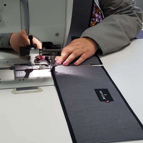 sac à dos gris fabrication française