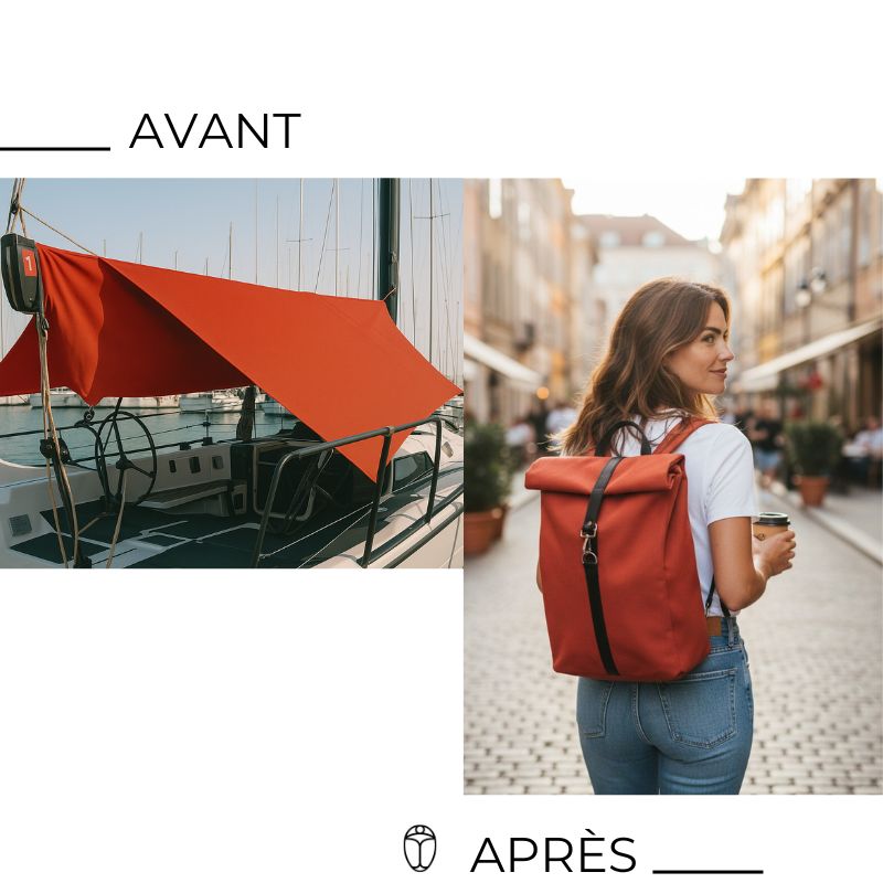 Sac à dos femme recyclée