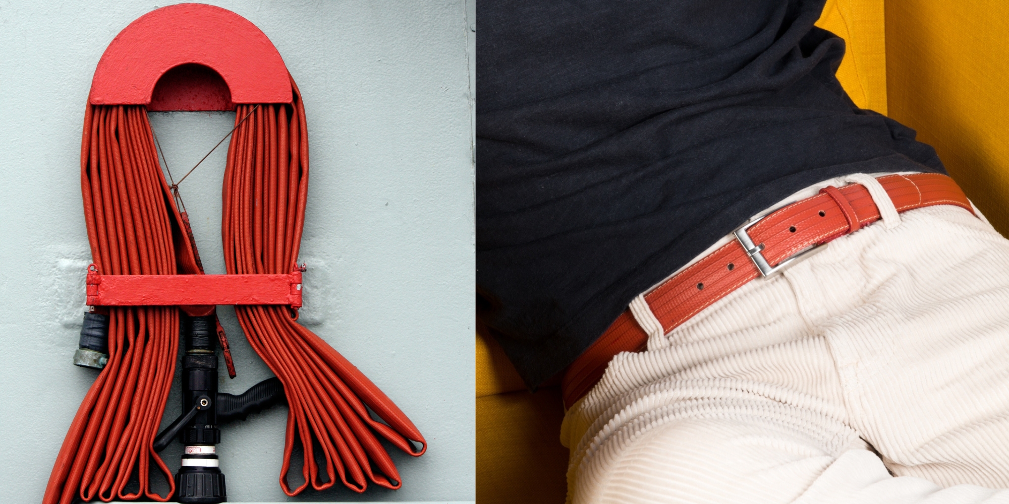 ceinture tuyau pompier