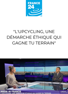 capucine dans france 24 upcycling made in france